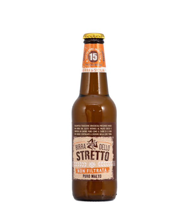birra dello stretto non filtrata puro malto