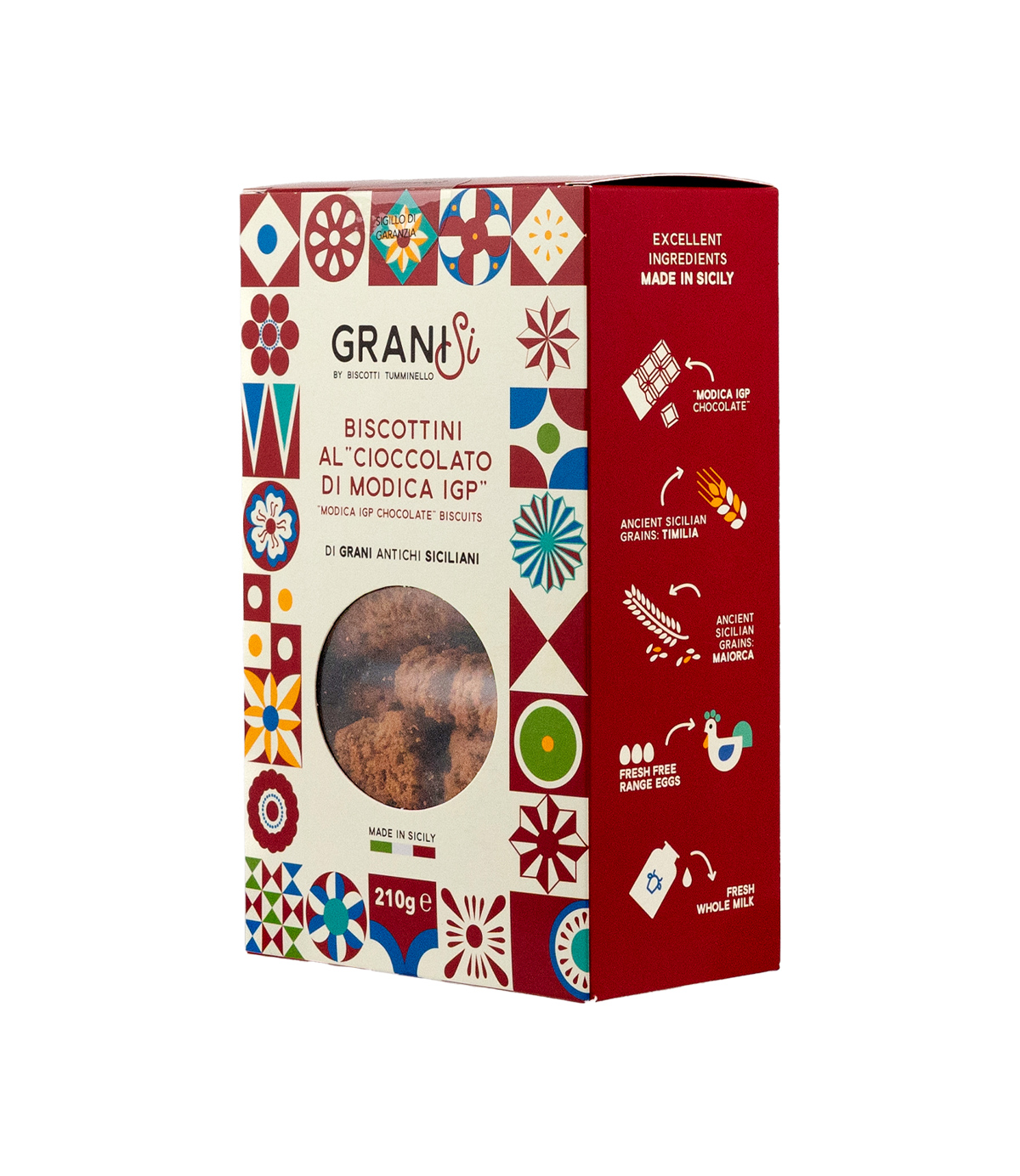 biscotti tumminello cioccolato di modica granisi