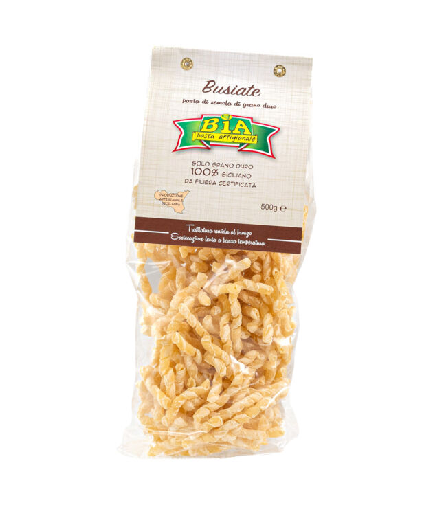 busiate pasta bia