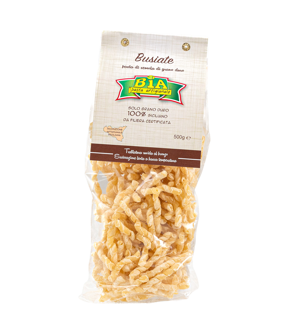 busiate pasta bia