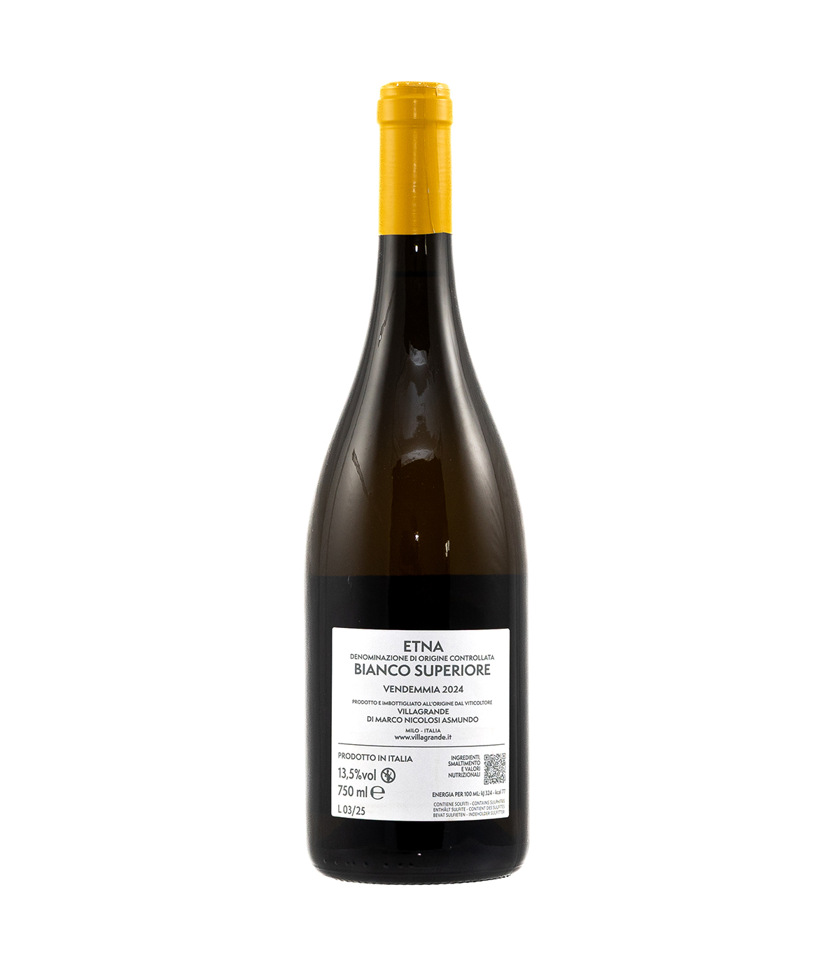 etna bianco doc superiore