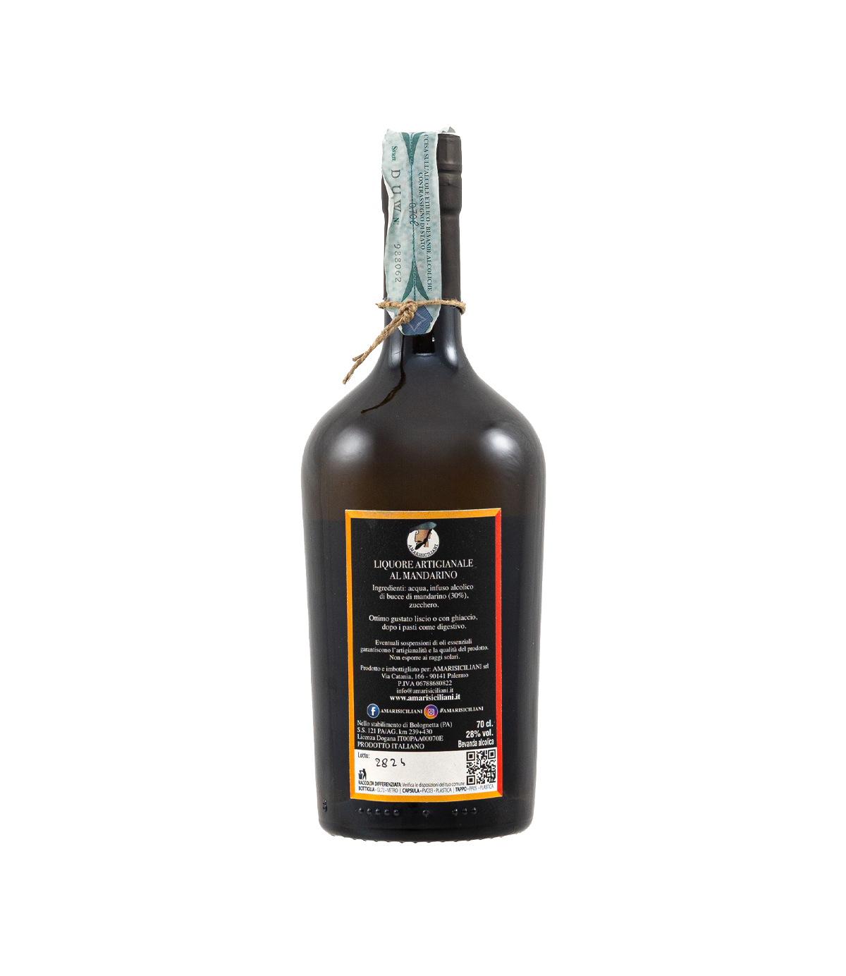 liquore mimandarino al mandarino siciliano