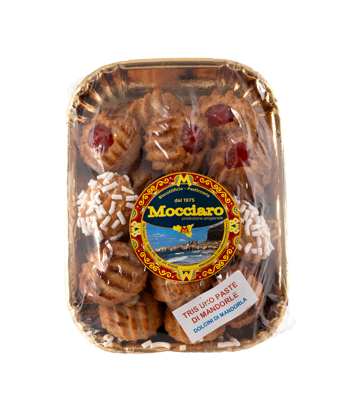 tris di paste di mandorla mocciaro