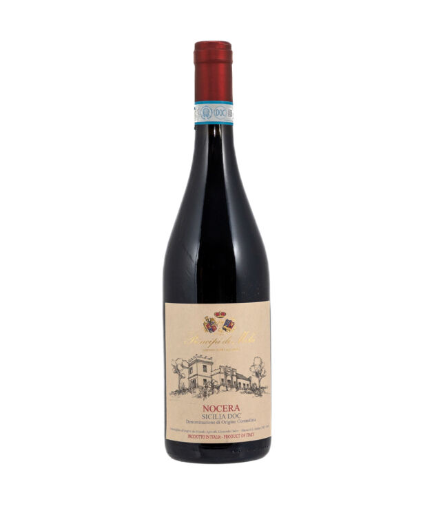 vino nocera rosso sicilia doc principi di mola