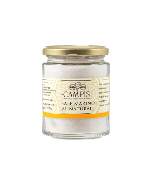 Sale Marino Integrale di Trapani Al Naturale – Campisi – Vaso 300g